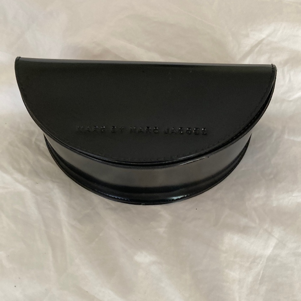 Marc by Mark Jacobs Black Large vegan leather Sunglasses Case. Like new